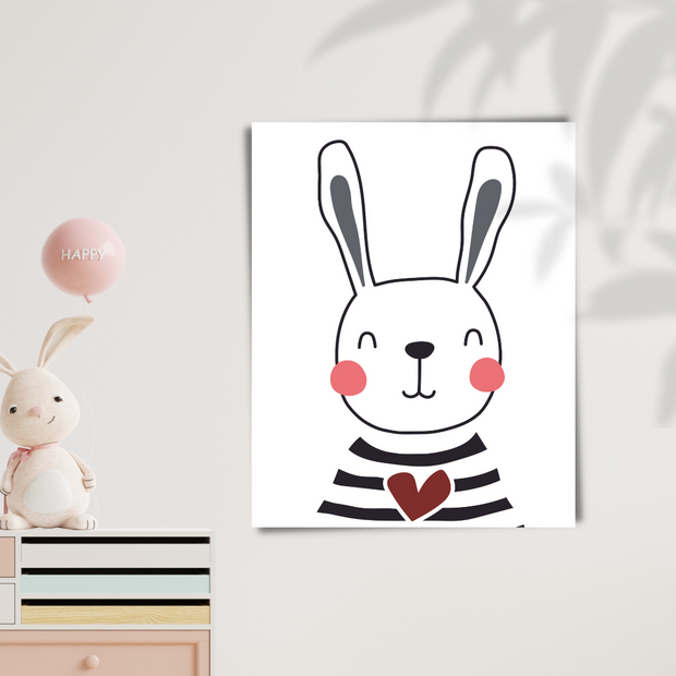 Happy Bunny Satin Posters