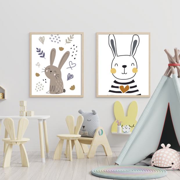 Happy Bunny Satin Posters