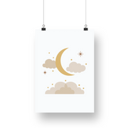 Starry Night Satin Posters