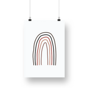 Thin Rainbow Satin Posters