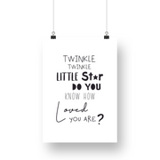 Twinkle Twinkle Satin Posters