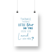 Twinkle Twinkle Satin Posters