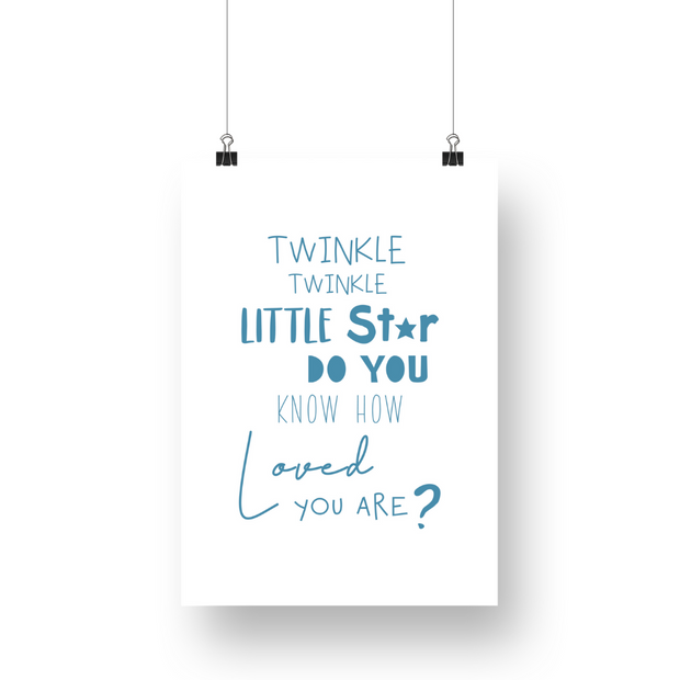 Twinkle Twinkle Satin Posters