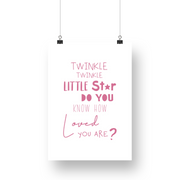 Twinkle Twinkle Satin Posters