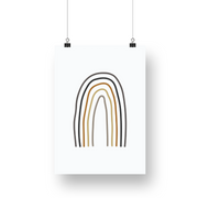 Thin Rainbow Satin Posters