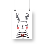 Happy Bunny Satin Posters