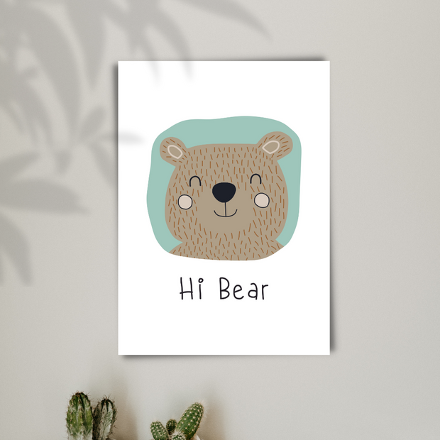 Bear Satin Posters