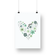 Flower Love Satin Posters