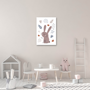 Bunny Hearts Satin Posters