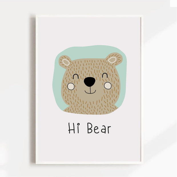 Bear Satin Posters