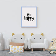 Be Happy Satin Posters