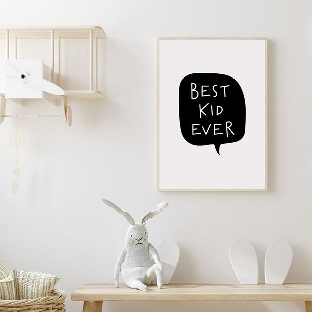 Best Kid Ever Satin Posters