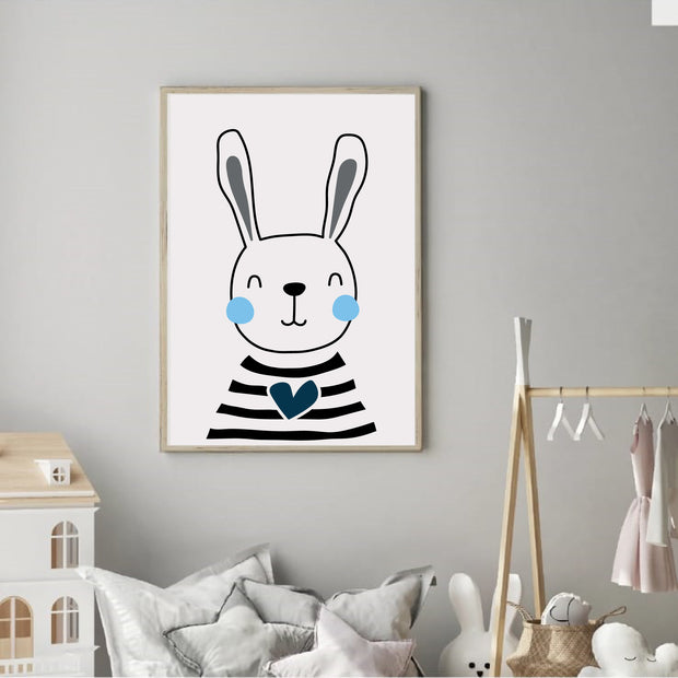 Happy Bunny Satin Posters