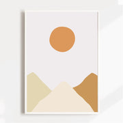 Sun & Desert Satin Posters