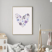 Flower Love Satin Posters