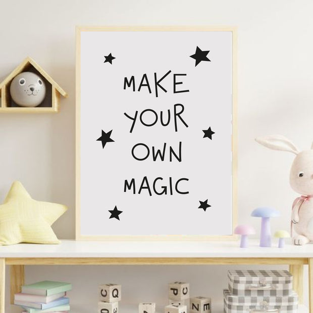 Make Your Own Magic Satin Posters