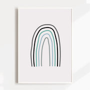 Thin Rainbow Satin Posters