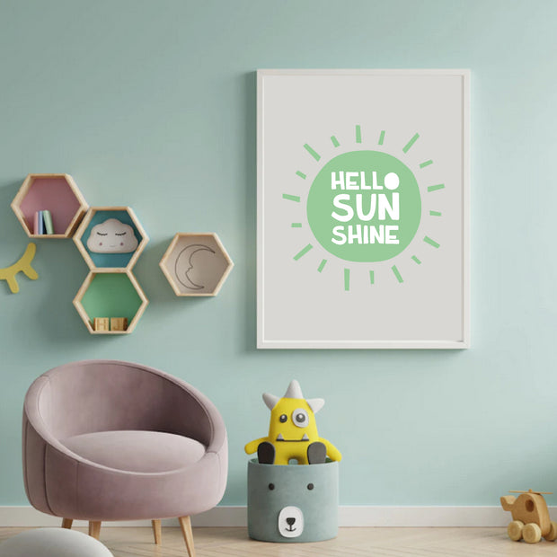 Hello Sunshine Satin Posters