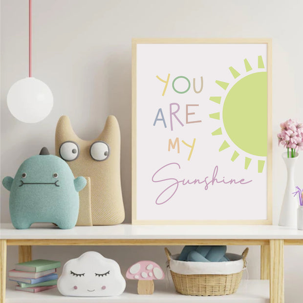 You Are My Sunshine Satin Posters