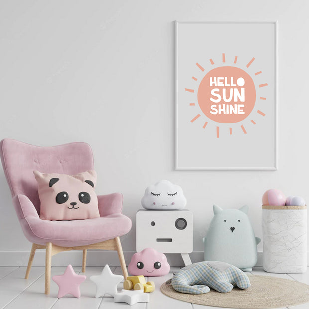 Hello Sunshine Satin Posters