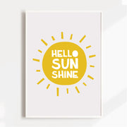 Hello Sunshine Satin Posters