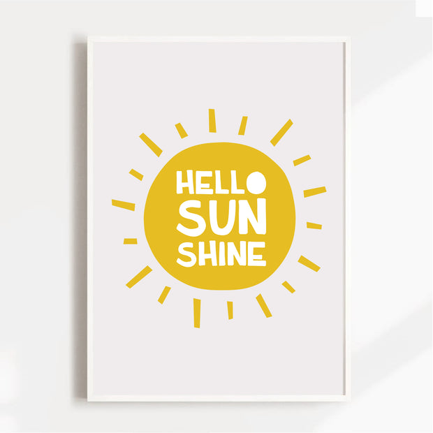 Hello Sunshine Satin Posters