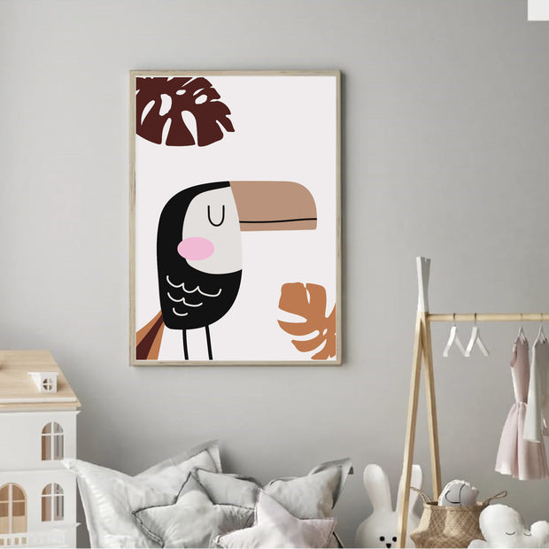 Toucan Satin Posters