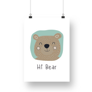 Bear Satin Posters