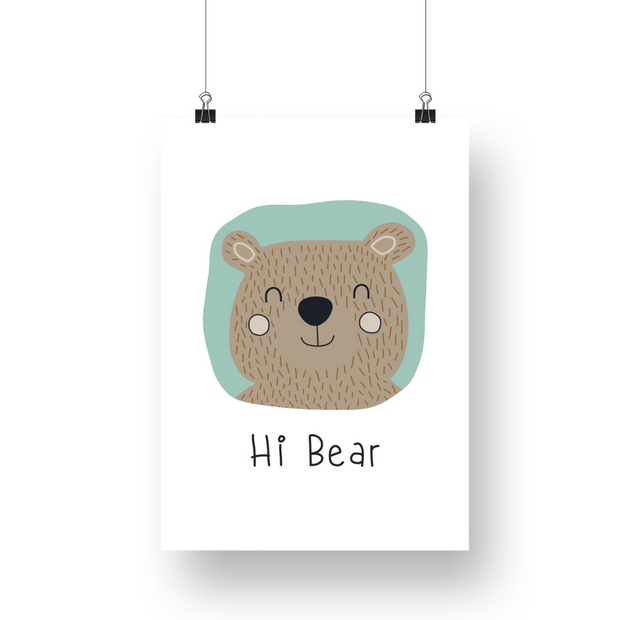 Bear Satin Posters