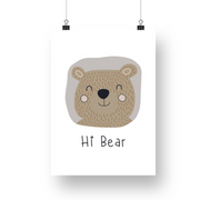 Bear Satin Posters