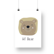 Bear Satin Posters